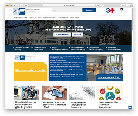 TYPO3 Projekt IHK